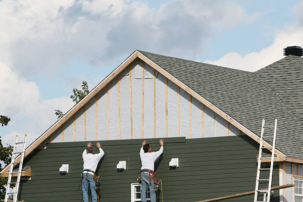 Professional Emergency Siding Repair technician working in Rural Hall, NC